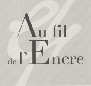 Couverture : Au fil de l’Encre