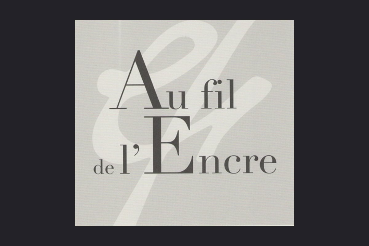 Couverture : Au fil de l’Encre