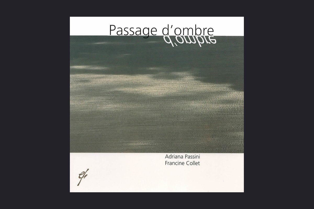 Couverture : Passage d&rsquo;ombre