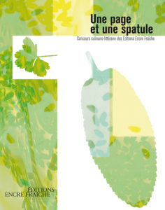 Couverture : Une page et une spatule