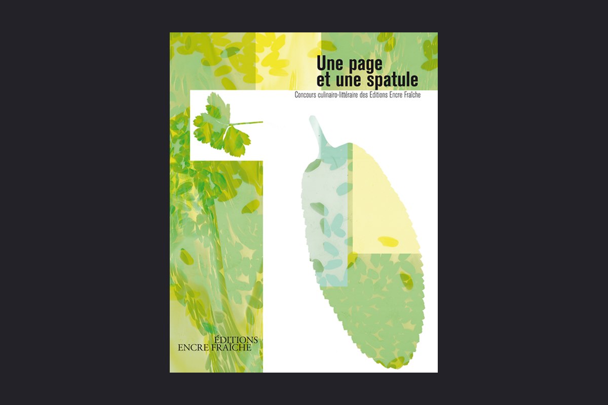 Couverture : Une page et une spatule