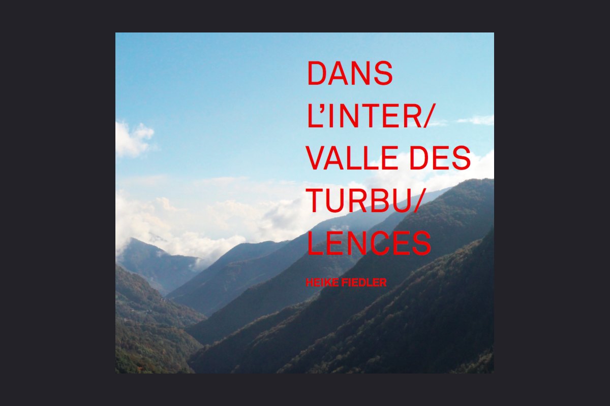 Couverture : Dans l&rsquo;intervalle des turbulences