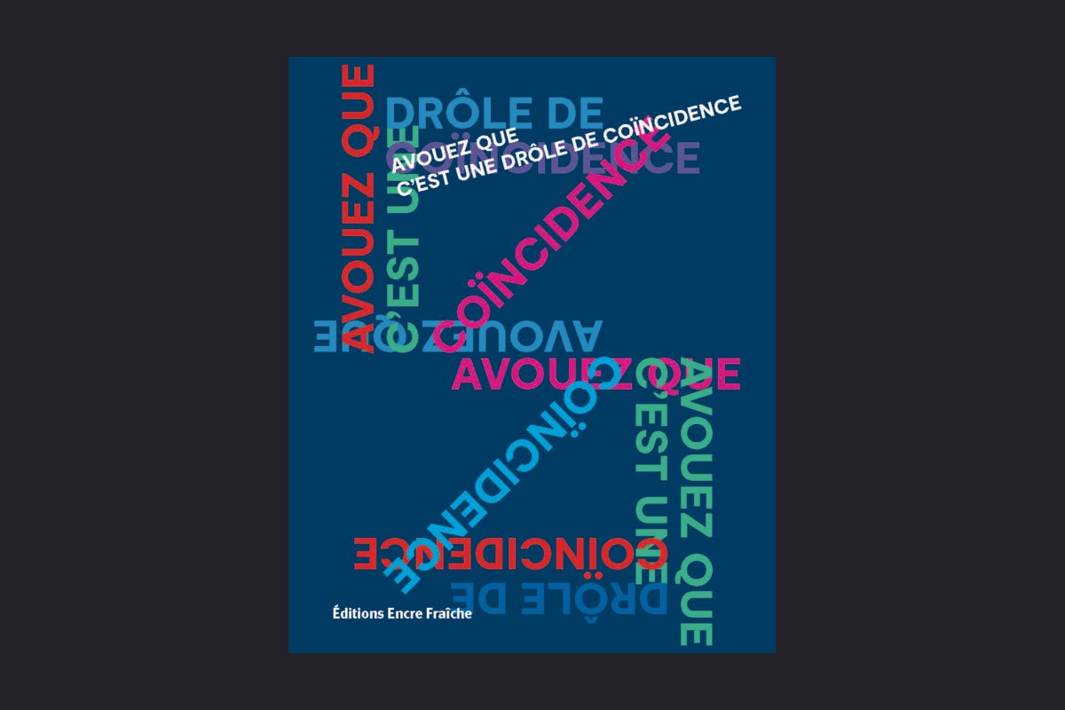 Couverture : Avouez que c&rsquo;est une drôle de coïncidence